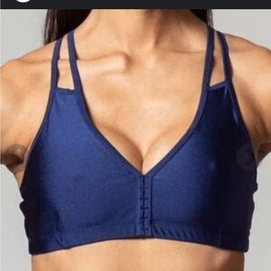 Whisper Allison Metallic Blue Bra/Bralette